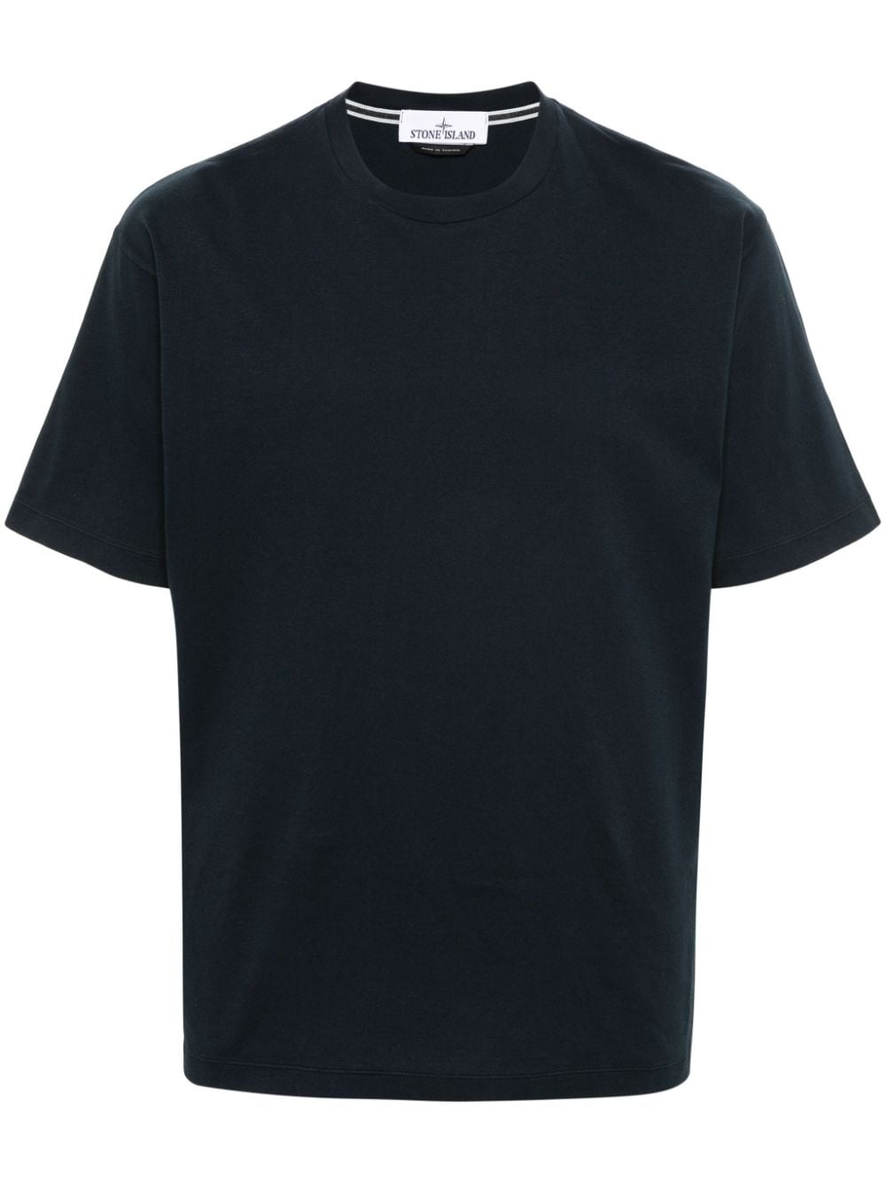 Stone Island T-Shirt mit Logo-Print - Schwarz von Stone Island