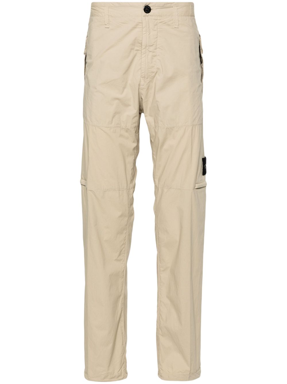 Stone Island Tapered-Hose mit Kompass-Patch - Nude von Stone Island