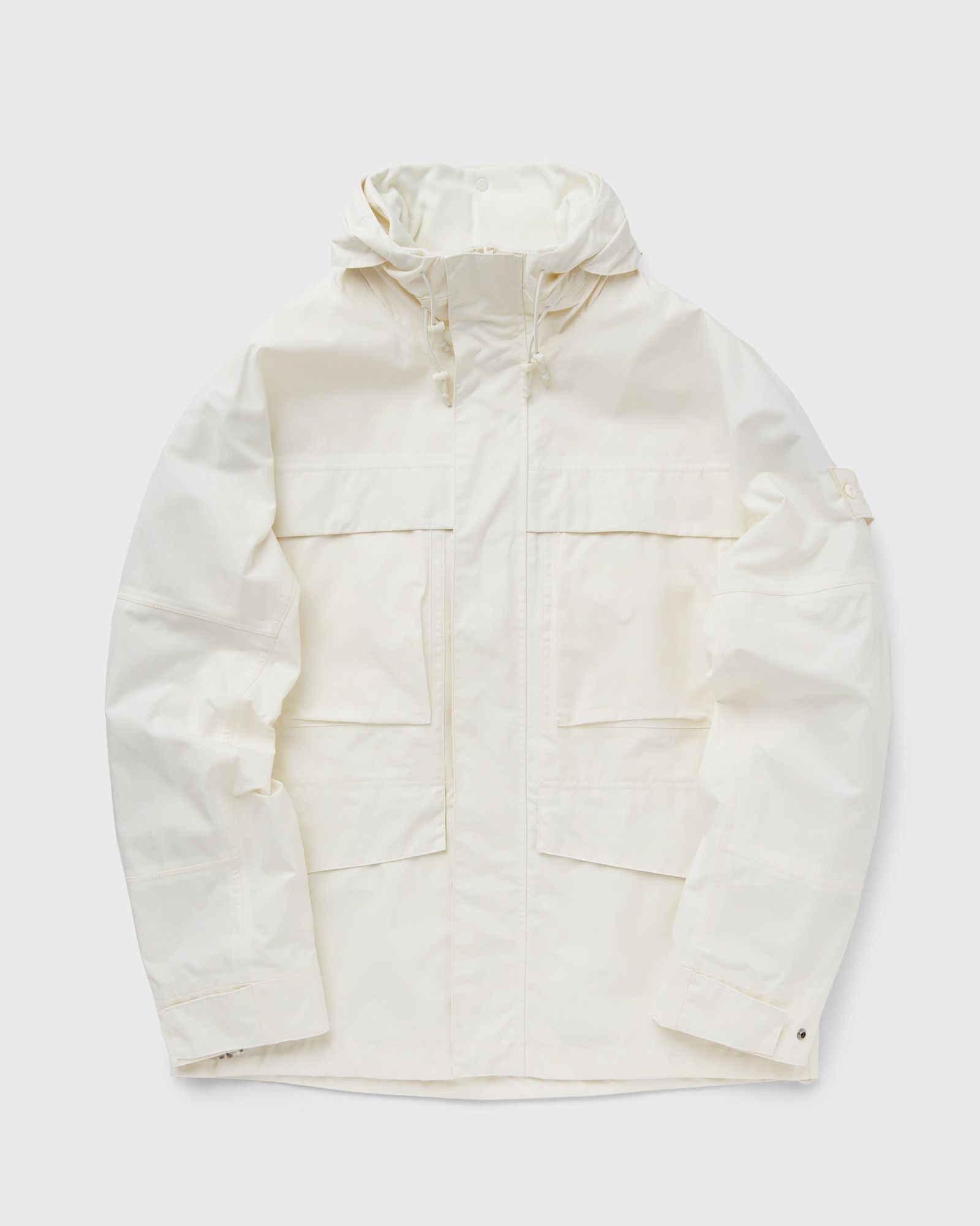 Stone Island WEATHERPROOF COTTON CANVAS GHOST PIECE men Windbreaker white in Größe:L von Stone Island