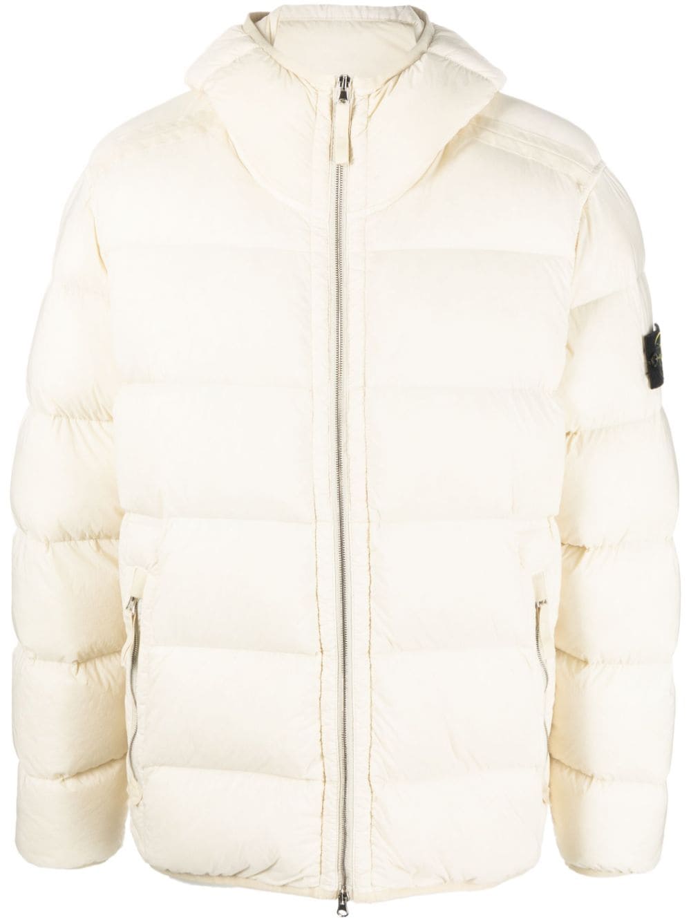 Stone Island Daunenmantel mit Kapuze - Nude von Stone Island