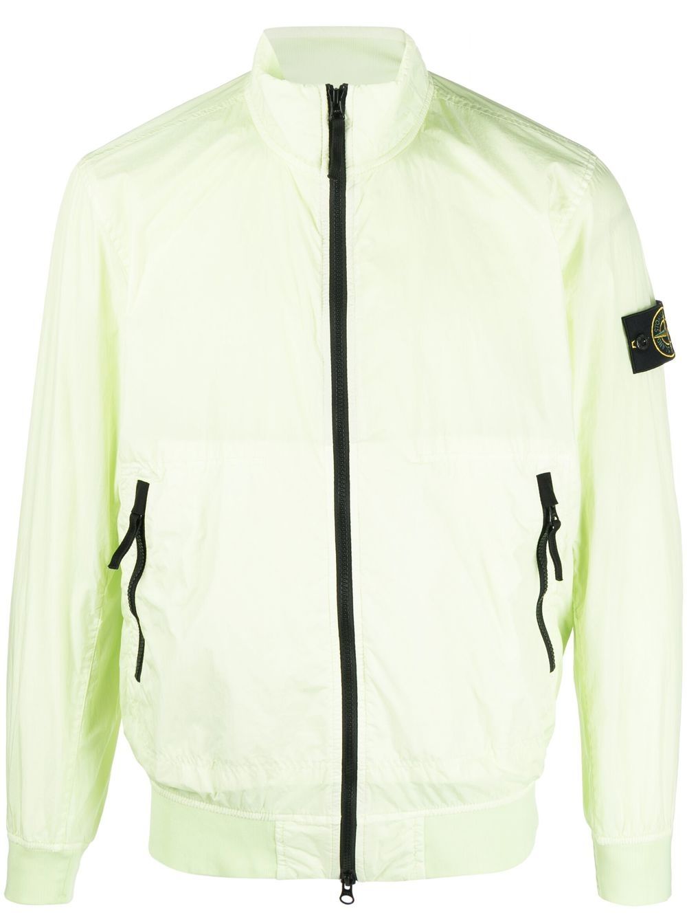 Stone Island Leichte Jacke mit Stehkragen - Grün von Stone Island