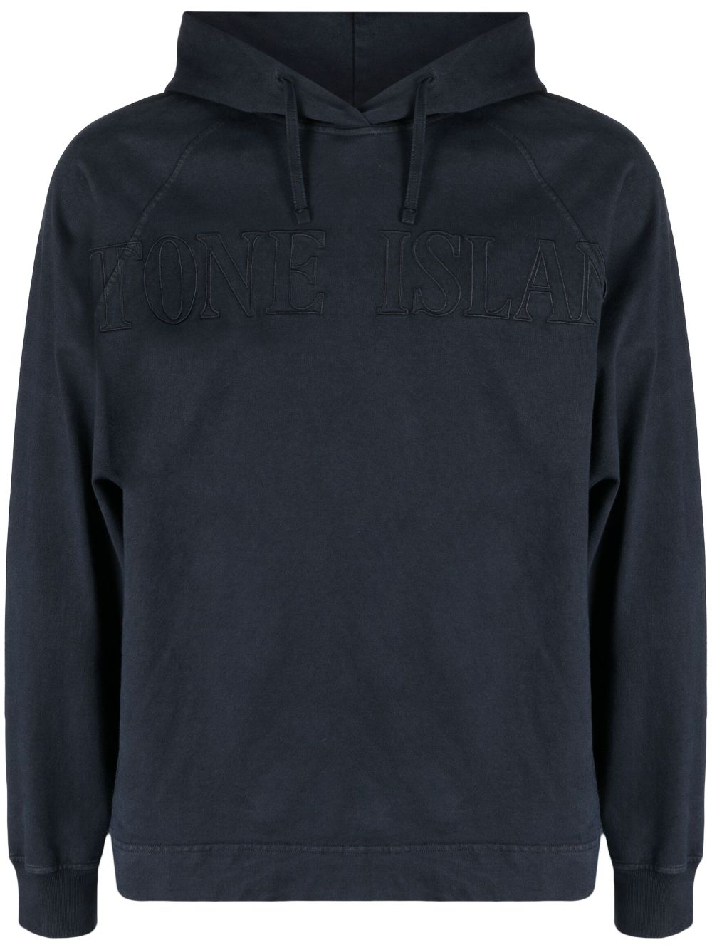 Stone Island Hoodie mit Logo-Stickerei - Blau von Stone Island