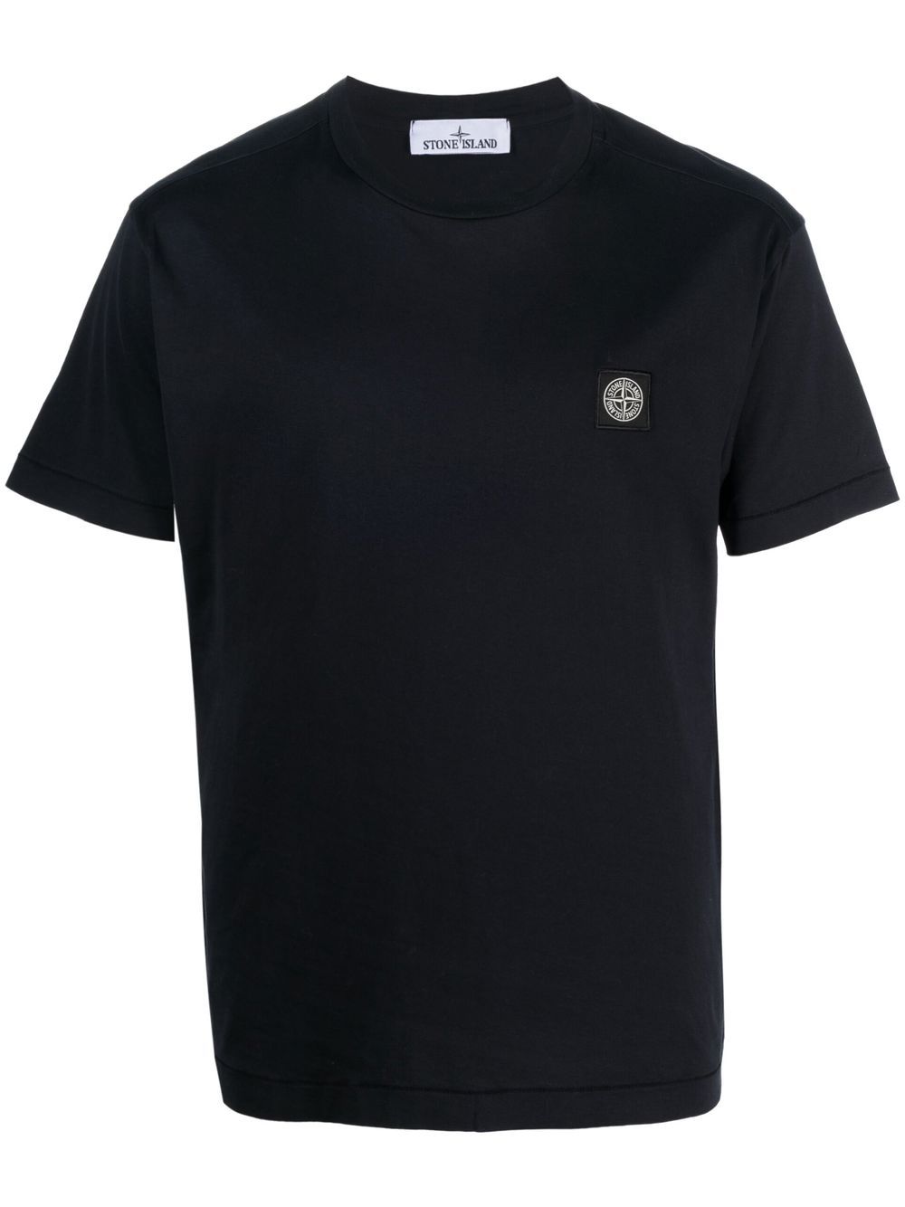 Stone Island T-Shirt mit Logo-Patch - Blau von Stone Island