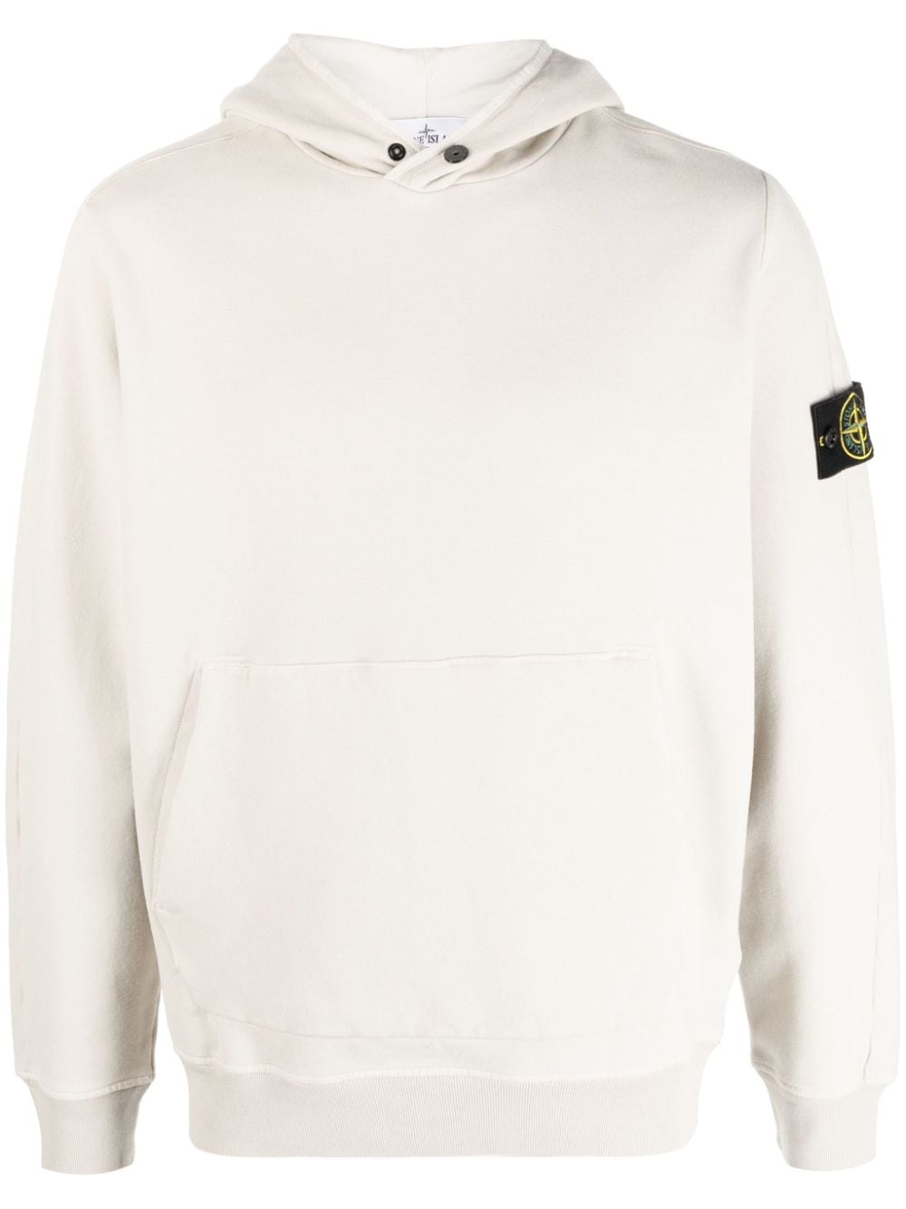 Stone Island Hoodie mit Logo-Patch - Nude von Stone Island