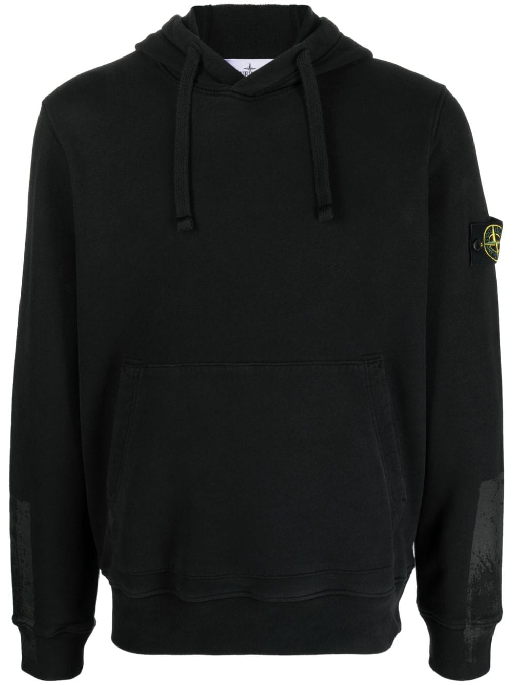 Stone Island Hoodie mit Logo-Patch - Schwarz von Stone Island