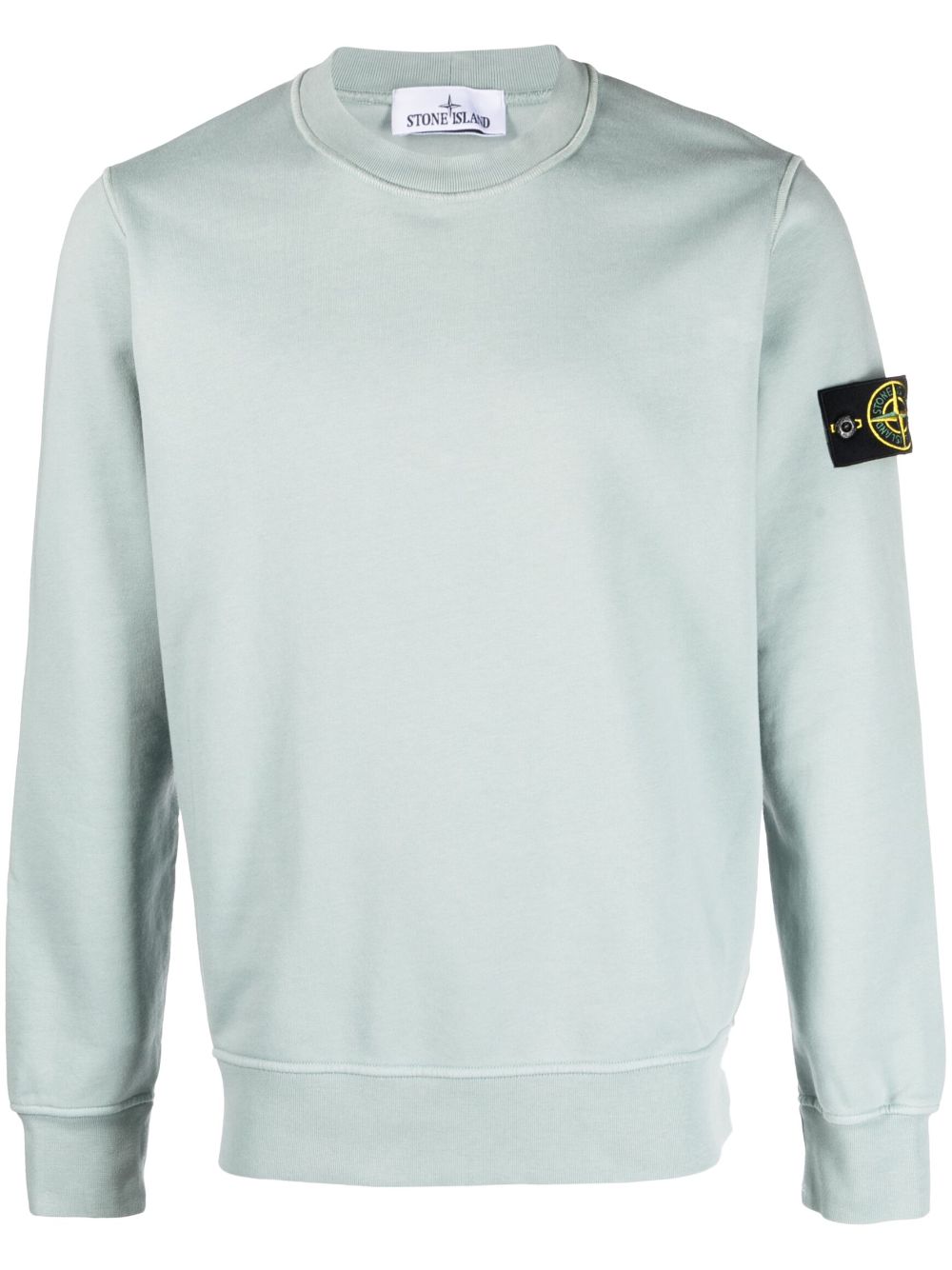 Stone Island Sweatshirt mit Logo-Patch - Blau von Stone Island