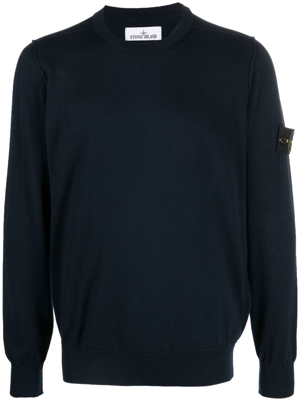 Stone Island Sweatshirt mit Logo-Patch - Blau von Stone Island