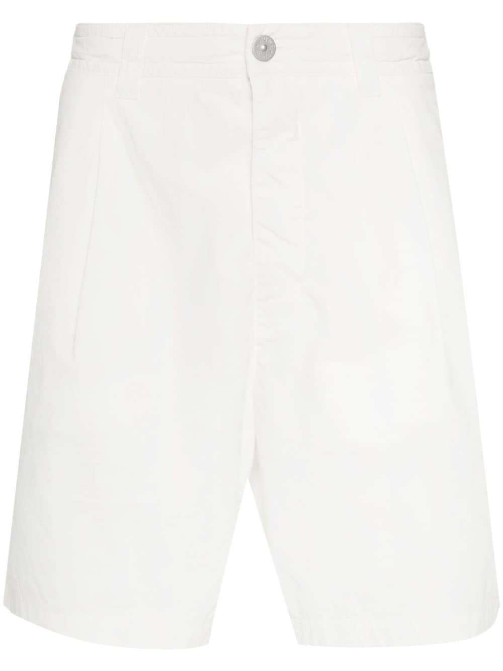 Stone Island Bermudas mit Logo-Print - Weiß von Stone Island