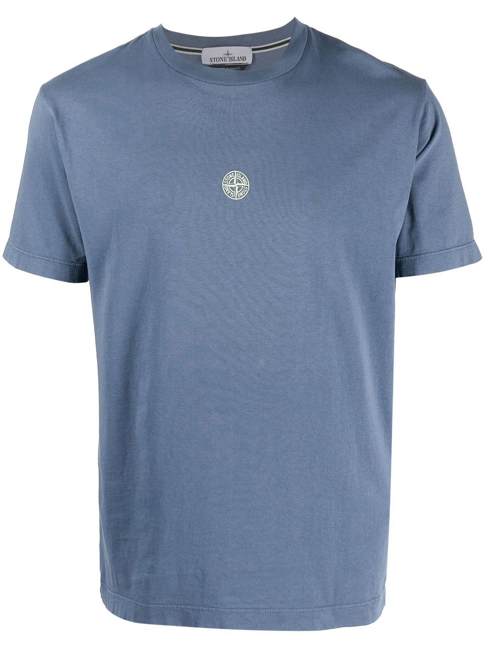 Stone Island T-Shirt mit Logo-Print - Blau von Stone Island