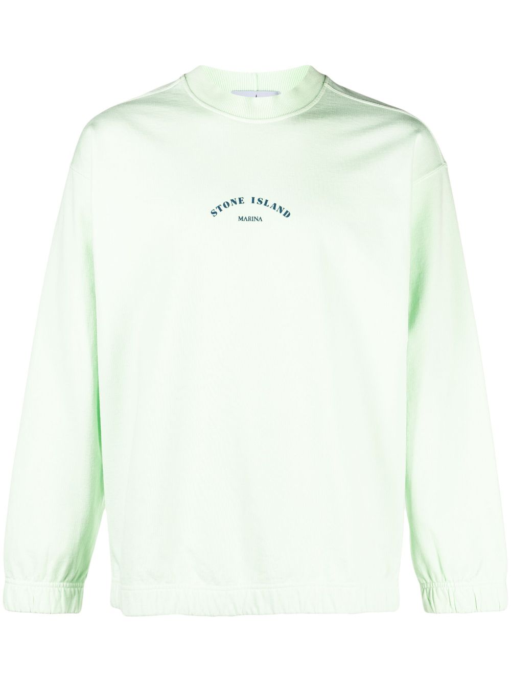 Stone Island Sweatshirt mit Logo-Print - Grün von Stone Island