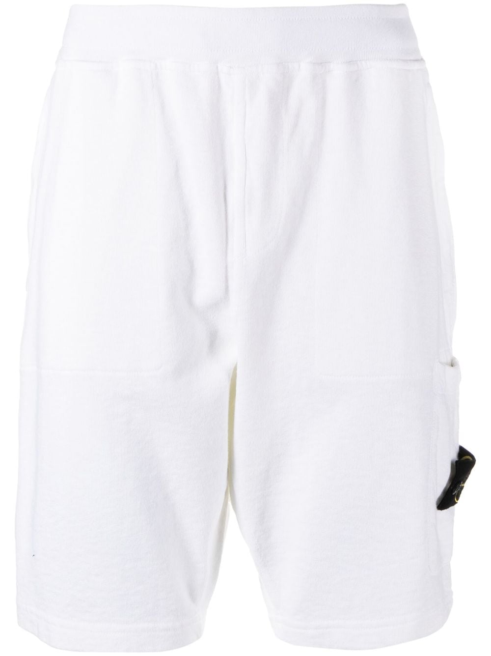 Stone Island Shorts mit Logo-Patch - Weiß von Stone Island