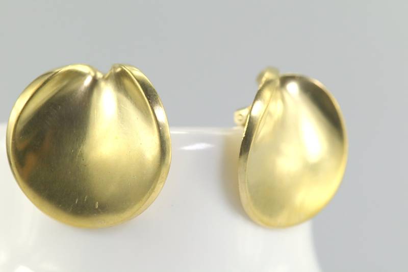 Dänemark Sølvsmedia I Kolding, Designer Ohrschmuck, Silber Vergoldet | 925 von StoneBox94