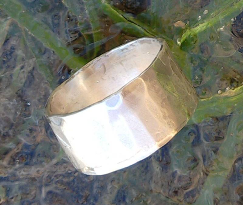 8mm Breit Silber Ring von StoneColdSilverRings