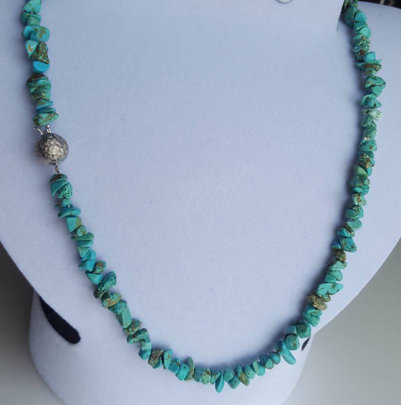 Türkis Und Silber Halsketten Türkis Und Silber Halsketten von StoneCoveJewels