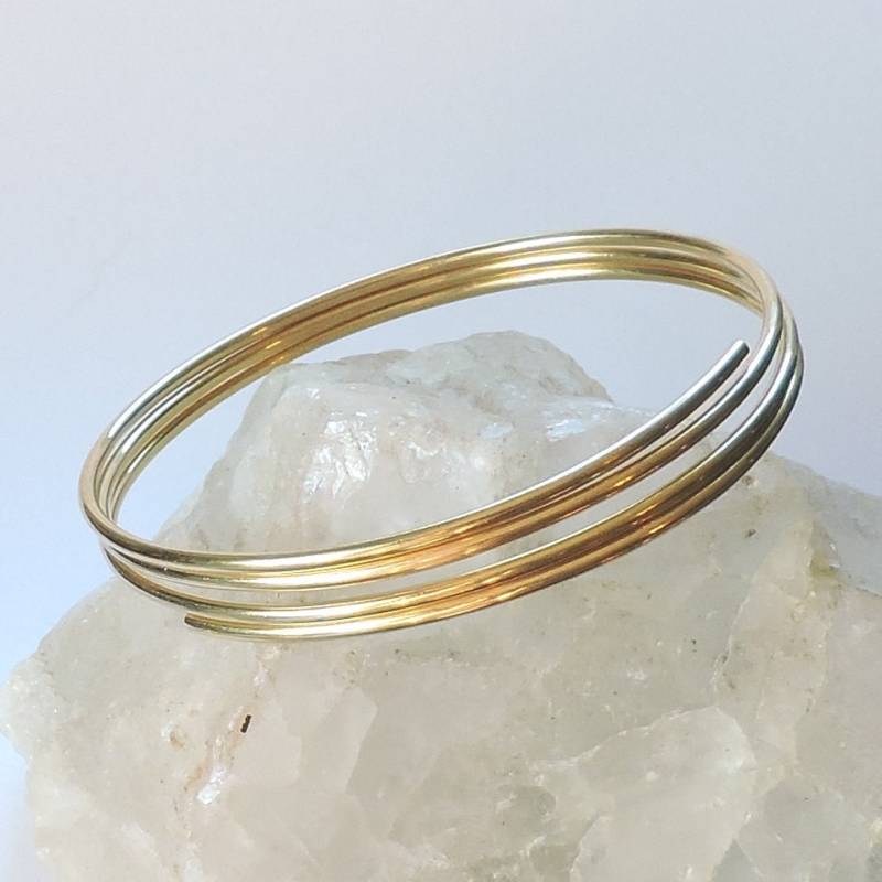 Gold Oberarm Armband - Messing Coiled Armlet Auf Bestellung Gold Oberarm Armband - Messing Coiled Armlet Auf Bestellung von StoneDelite
