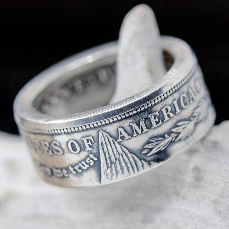 Handgefertigter Ring Aus Usa in Silber Von Stone Forge Studios von StoneForgeStudios