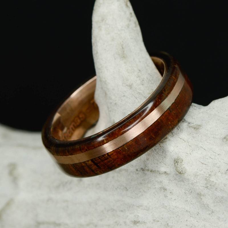 Koa Holz Mit Rose Gold Inlay - Stone Forge Studios von StoneForgeStudios