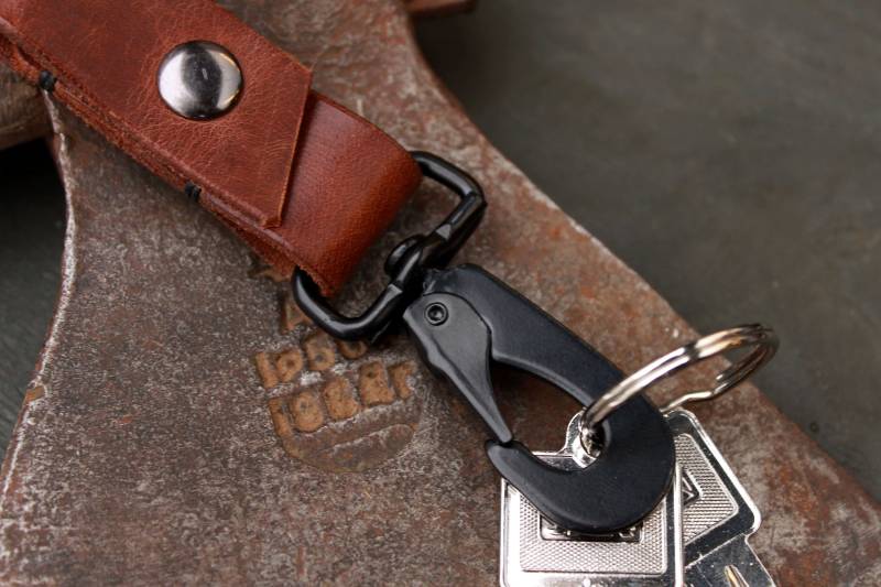 Leder Schlüsselanhänger, Militär Mann Geschenk, Schlüsselring, Schlüsselanhänger von StoneHillshop