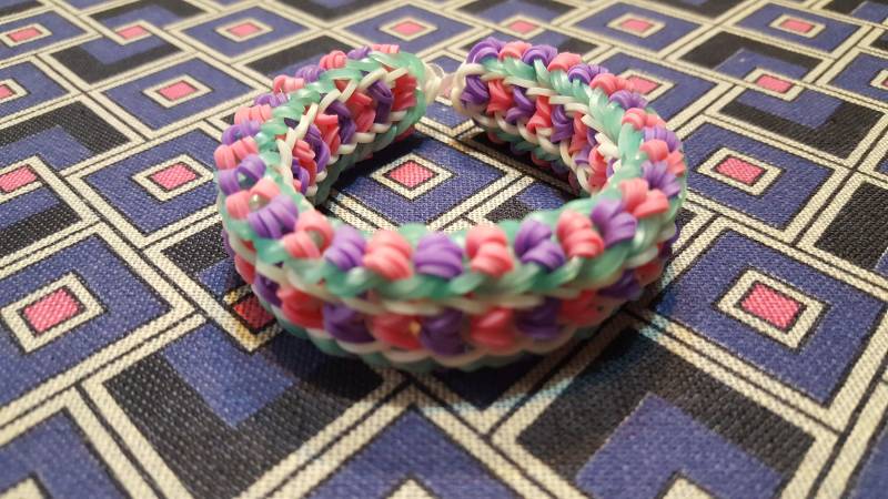 Rainbow Loom Baumwolle Candy Spring Fever Stretchy Armband Rainbow Loom Baumwolle Candy Spring Fever Stretchy Armband von StoneJewelryCompany