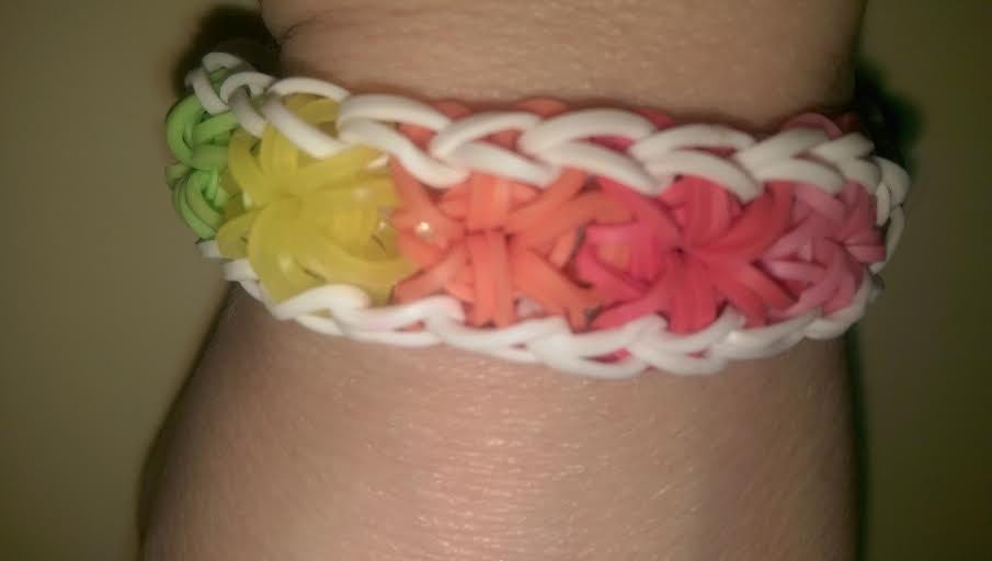 Regenbogen Loom Armband Um Starburst Zu Wickeln Regenbogen Loom Armband Um Starburst Zu Wickeln von StoneJewelryCompany