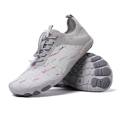 StoneLiquid Hike Barfuß Damen Gesunde & Rutschfest Barfußschuhe Unisex, Meteor-Grau, 10-10.5 Women/8-8.5 Men StoneLiquid Hike Barfuß Damen Gesunde & Rutschfest Barfußschuhe Unisex, Meteor-Grau, 10-10.5 Women/8-8.5 Men von StoneLiquid