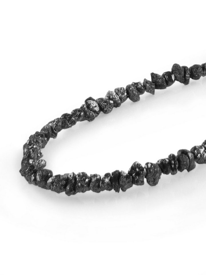 StoneTrip Kette ohne Anhänger Edle Rohdiamant Halskette mit Silberverschluss von StoneTrip