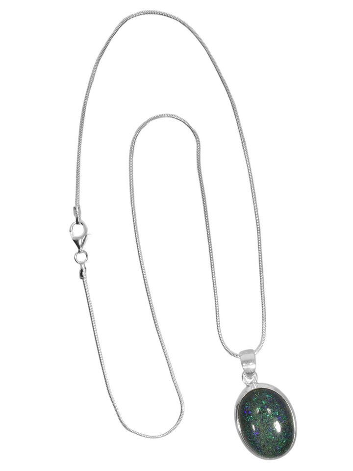 StoneTrip Kettenanhänger Andamooka Opal, Anhänger in Silber gefasst mit Öse, Unikat StoneTrip Kettenanhänger Andamooka Opal, Anhänger in Silber gefasst mit Öse, Unikat von StoneTrip
