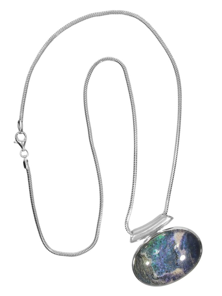 StoneTrip Kettenanhänger Andamooka Opal, Anhänger in Silber gefasst mit Röhrchen, Unikat StoneTrip Kettenanhänger Andamooka Opal, Anhänger in Silber gefasst mit Röhrchen, Unikat von StoneTrip