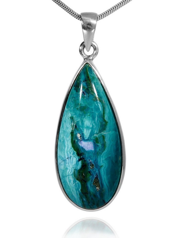 StoneTrip Kettenanhänger Atacama Opal Anhänger in Silber gefasst mit Öse, Unikat von StoneTrip