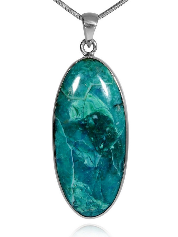 StoneTrip Kettenanhänger Atacama Opal Anhänger in Silber gefasst mit Öse, Unikat von StoneTrip