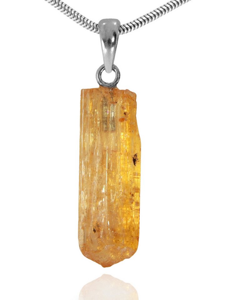 StoneTrip Kettenanhänger Imperial Topas, Anhänger mit Silberöse, Unikat von StoneTrip