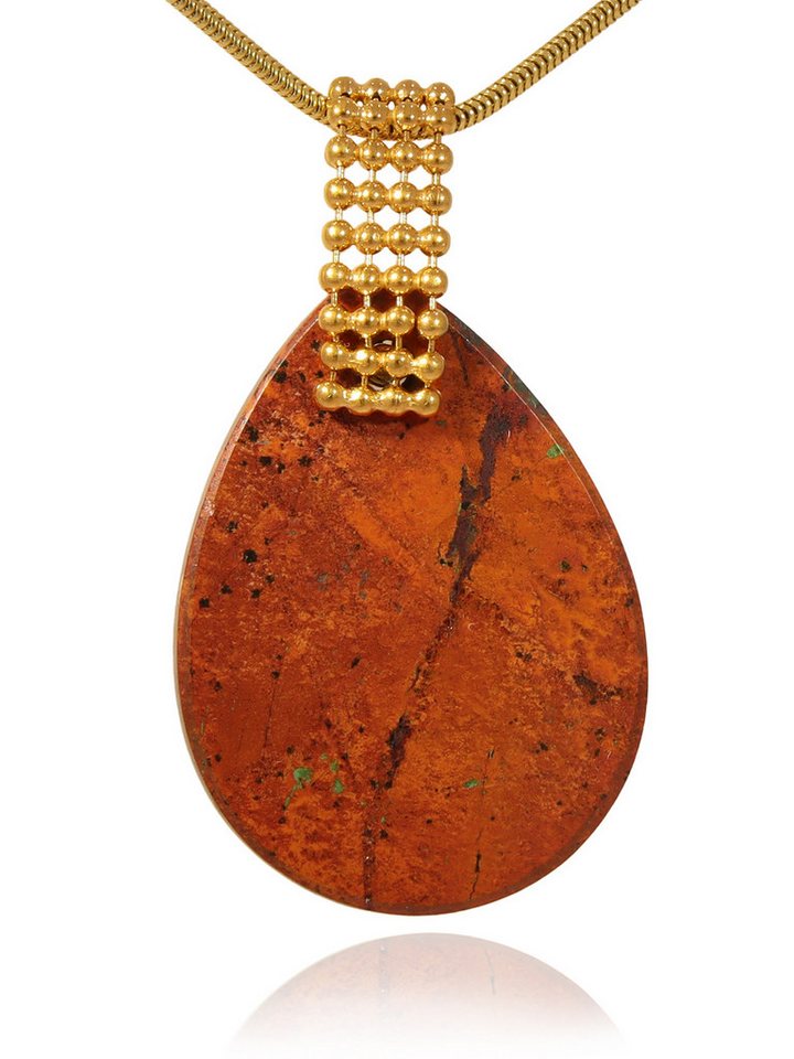 StoneTrip Kettenanhänger Sonora Sunrise Anhänger Silber vergoldet Kugelbandhalter von StoneTrip