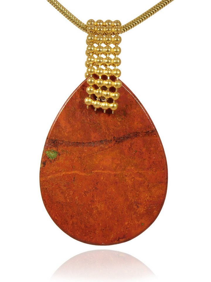 StoneTrip Kettenanhänger Sonora Sunrise Anhänger Silber vergoldet Kugelbandhalter von StoneTrip