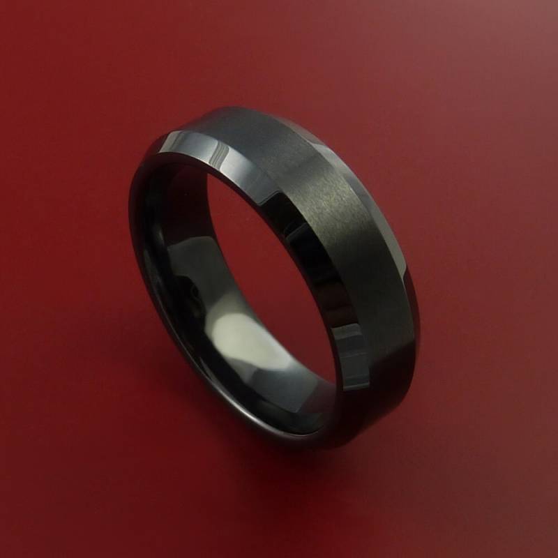 Schwarz Zirkon Ring Traditionellen Stil Band Gemacht Zu Jeder Größe Und Finish 3-22 von StonebrookJewelry