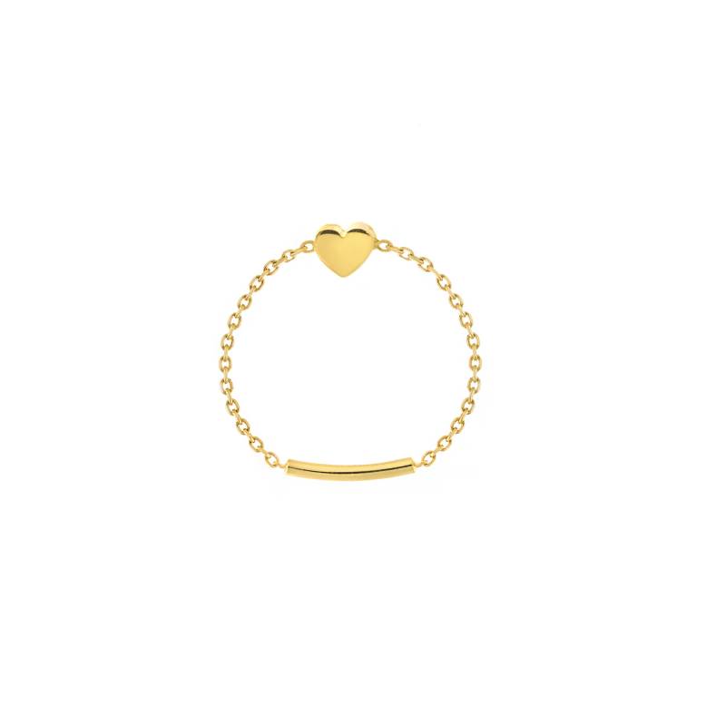 585Er Gelbgold-Kettenherz-Ringgeburtstagjahrestaggeschenkvalentinstagmuttertag 585Er Gelbgold-Kettenherz-Ringgeburtstagjahrestaggeschenkvalentinstagmuttertag von StonedLovebySuzy