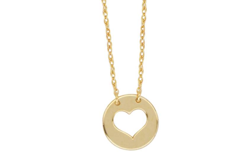 14K Gold Cutout Heart Disk Halsketteliebebrautkleidtrendyjubiläumsgeschenkgeburtstagsgeschenkhochzeitmuttertagvalentinstag 14K Gold Cutout Heart Disk Halsketteliebebrautkleidtrendyjubiläumsgeschenkgeburtstagsgeschenkhochzeitmuttertagvalentinstag von StonedLovebySuzy