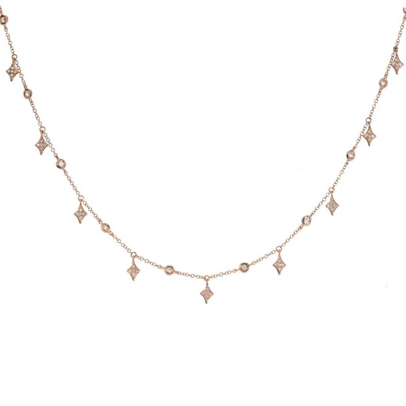 Dieses Wunderschöne 14K Gold Diamant Starburst Halsband Dieses Wunderschöne 14K Gold Diamant Starburst Halsband von StonedLovebySuzy