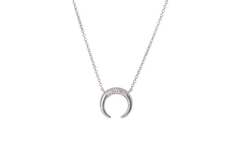Wunderschöne 14K Gold Und Diamant Halbmond Halskettegeburtstagjahrestaghochzeitabschlussmuttertag Wunderschöne 14K Gold Und Diamant Halbmond Halskettegeburtstagjahrestaghochzeitabschlussmuttertag von StonedLovebySuzy