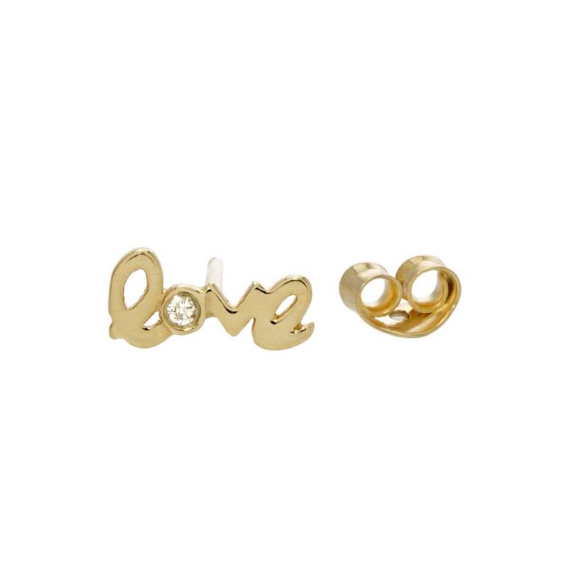 "Zierliche 585Er Gold & Diamant "Love" Mix Match Ohrringejubiläumgeburtstaghochzeitmuttertagvalentinstag's "Zierliche 585Er Gold & Diamant "Love" Mix Match Ohrringejubiläumgeburtstaghochzeitmuttertagvalentinstag's von StonedLovebySuzy