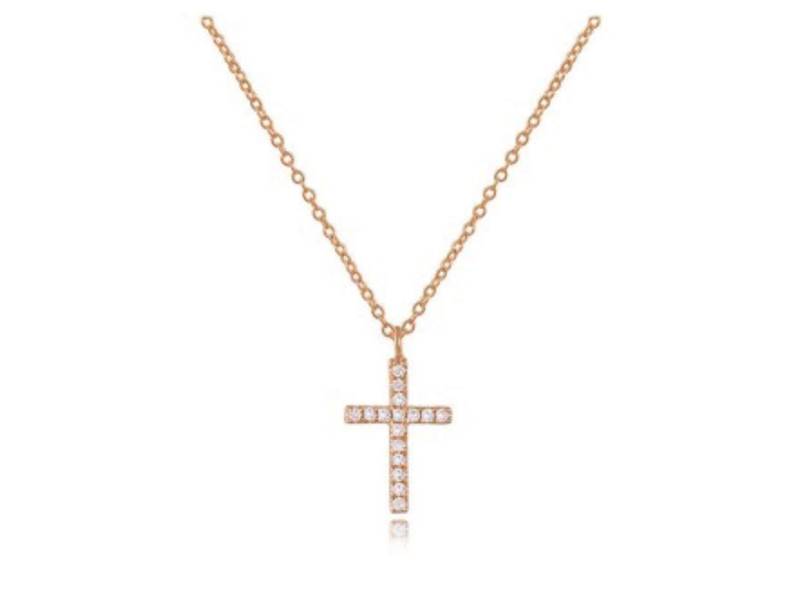 Zierlicher Diamant Kreuz-Abschluss Geschenk-Geburtstag-Hochzeit-Religiöser Schmuck-Taufe-Konfirmation-Kommunion-Ostern von StonedLovebySuzy