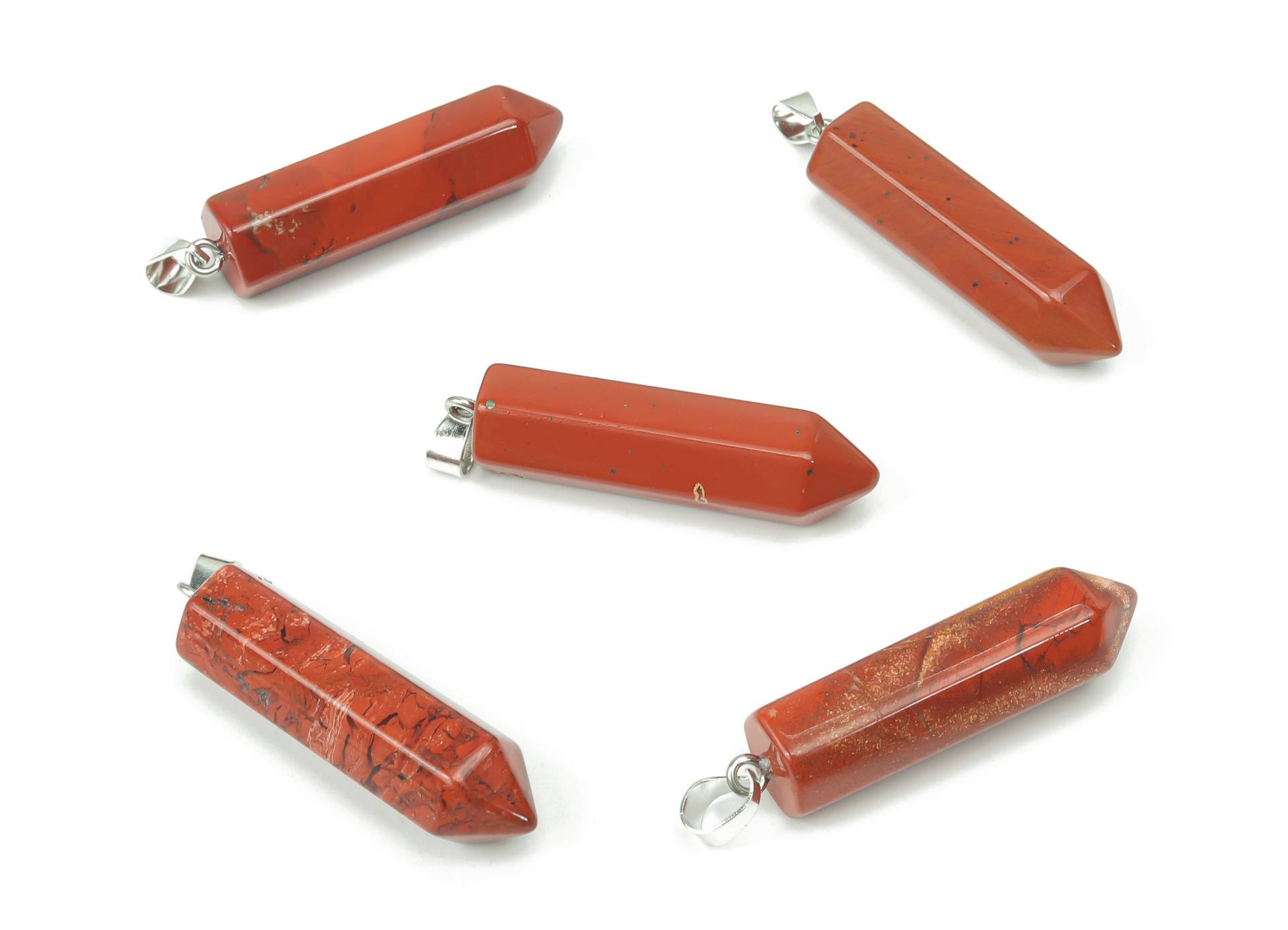 Roter Jaspis Punkt Anhänger - Kristall Natürliche Halsketten Heling Edelstein Schmuckzubehör Nc1076 Roter Jaspis Punkt Anhänger - Kristall Natürliche Halsketten Heling Edelstein Schmuckzubehör Nc1076 von StonesOfHansel