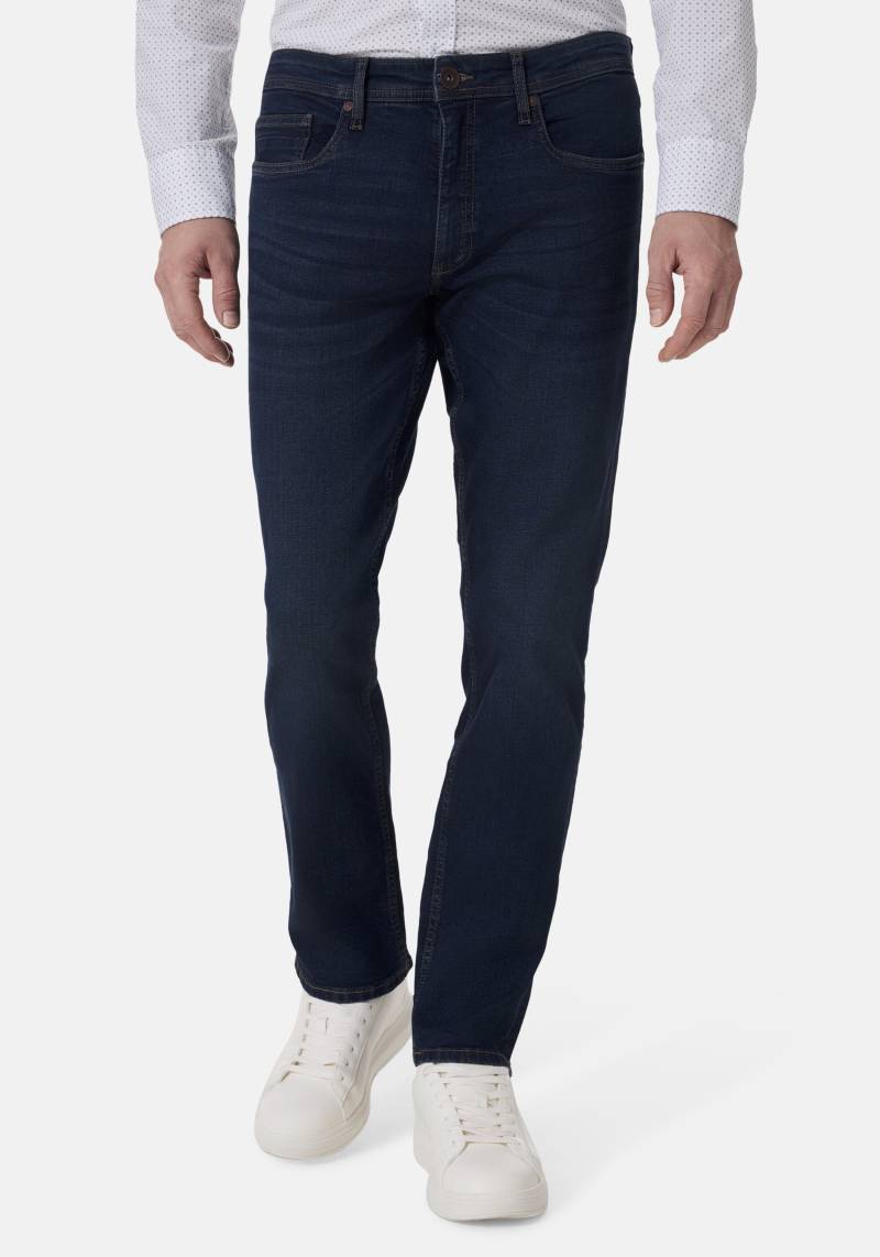 Stooker Men 5-Pocket-Jeans "Glendale Season Slim Straight Fit", Slim Straight Fit Casual Clean Wash Denim Jeans für Herren von Stooker Men