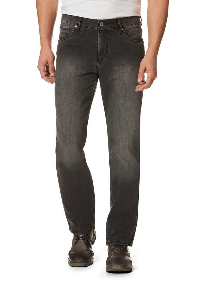 Stooker Men Straight-Jeans HERO JEANS HOSE - PHÖNIX BIG STRETCH - Darkgrey wash von Stooker Men