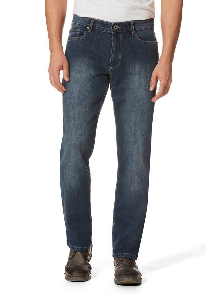 Stooker Men Straight-Jeans HERO JEANS HOSE - PHÖNIX BIG STRETCH - Deep blue used von Stooker Men