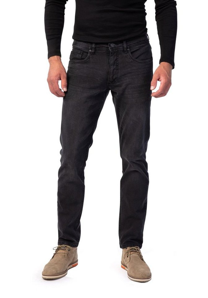 Stooker Men Straight-Jeans STOOKER HERREN STRETCH JEANS GLENDALE - black used von Stooker Men