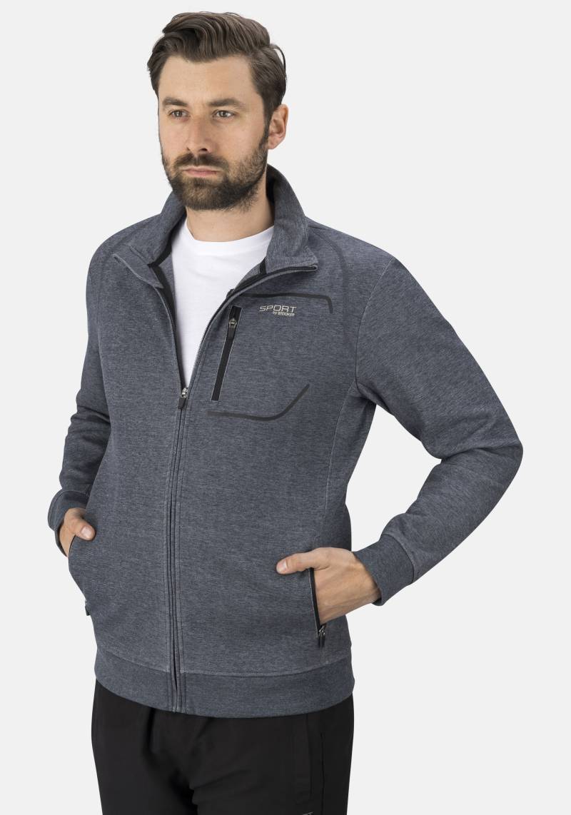 Stooker Men Sweatjacke "Sweatjacke Sportjacke SYDNEY mit Stehkragen", Sportjacke Stehkragen Regular Fit für Herren von Stooker Men