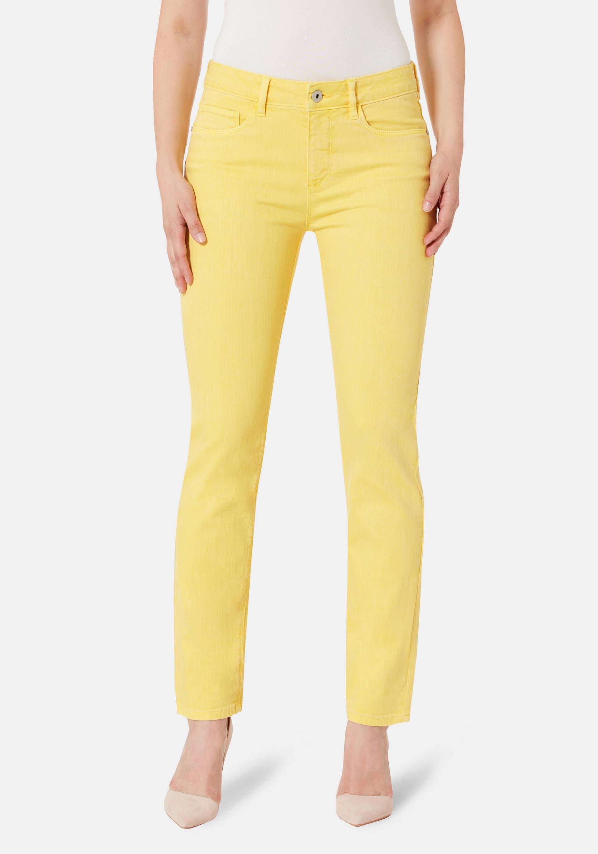 STOOKER WOMEN 5-Pocket-Hose "Zermatt Twill Straight Fit" Straight Fit Casual Clean Wash Denim Jeans für Damen von Stooker Women
