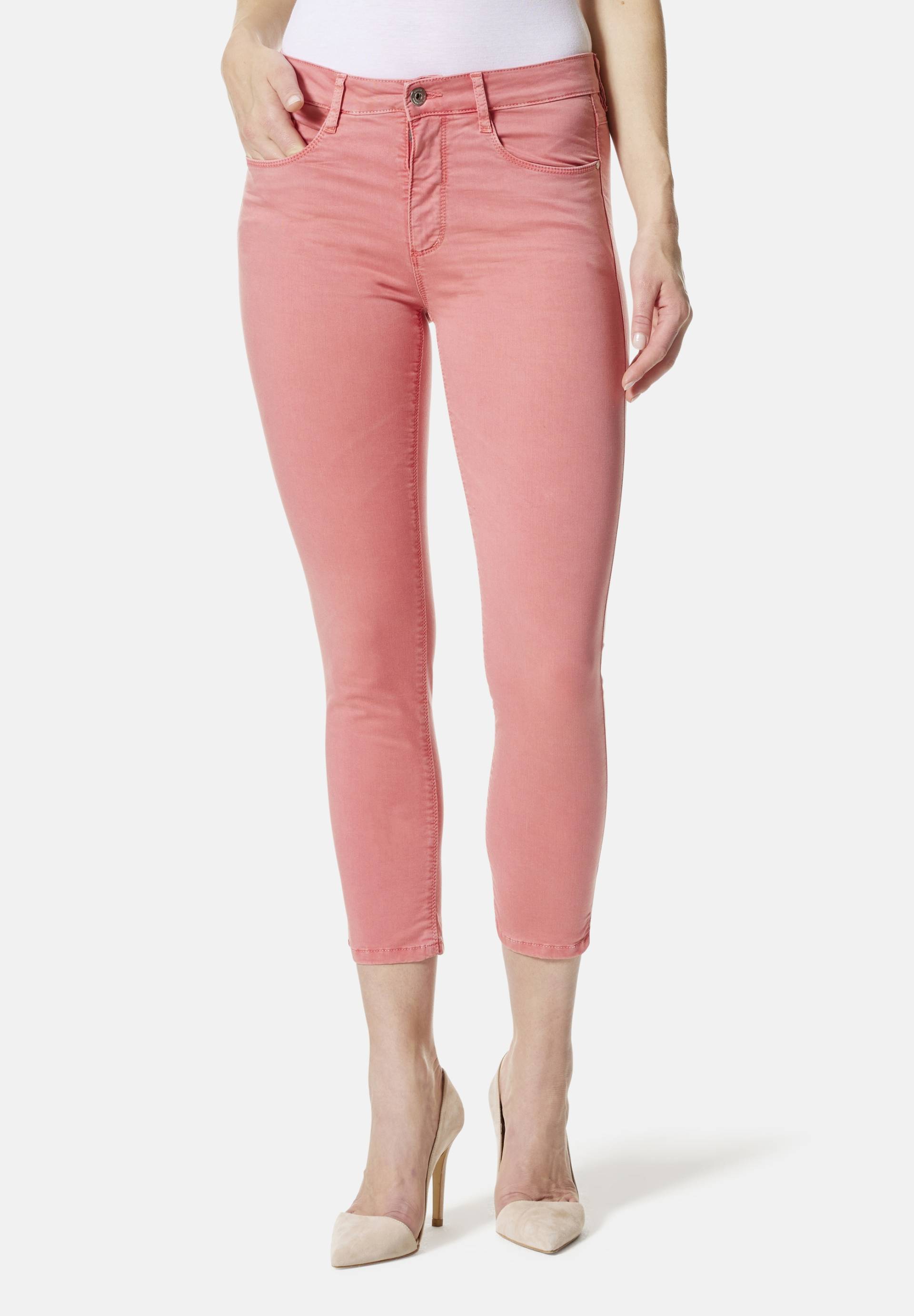 STOOKER WOMEN 5-Pocket-Jeans "Florenz Colour Slim Fit" Slim Fit Casual Clean Wash Denim Jeans für Damen von Stooker Women