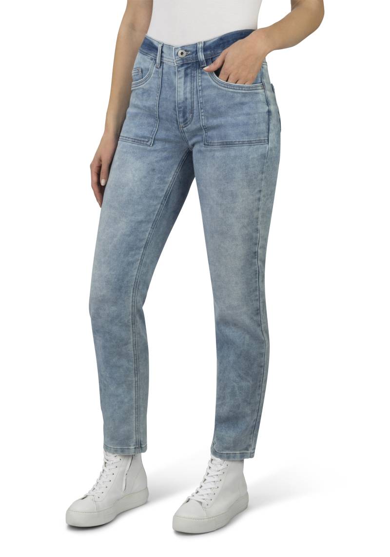 STOOKER WOMEN 5-Pocket-Jeans "Jogg Edition DAVOS" Boyfriendjeans Casual Clean Wash Denim Jeans für Damen von Stooker Women