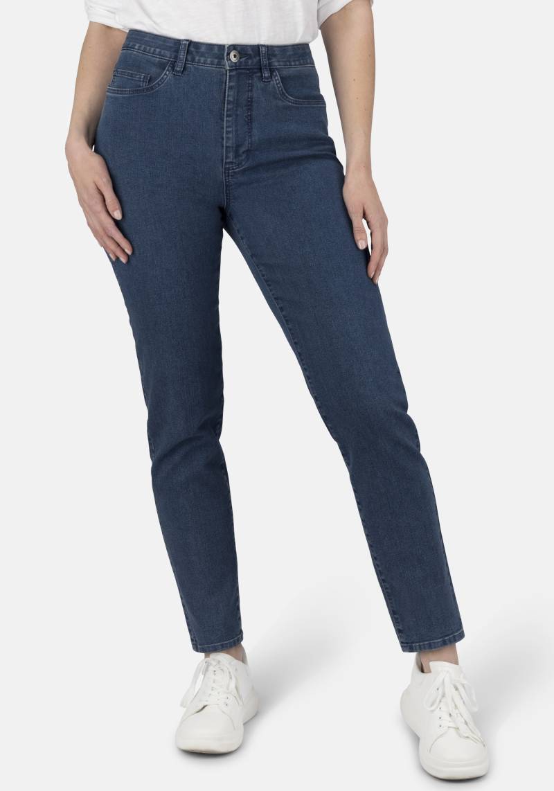STOOKER WOMEN 5-Pocket-Jeans "Nizza Denim Basic Tapered Fit" Tapered Fit Casual Clean Wash Denim Jeans für Damen von Stooker Women